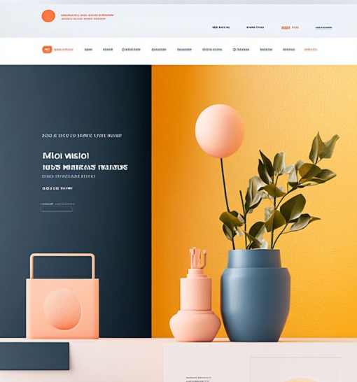 Creative product website project